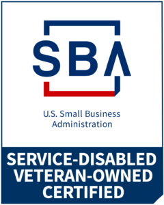 small business administration service-disabled veteran owned certified business logo